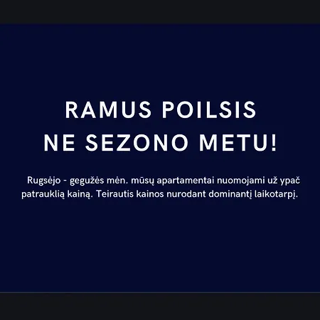 Lejlighed Meguvos 9 - Modernus Studijo Apartamentai *
